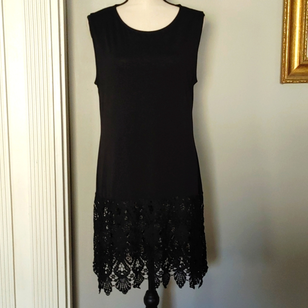 L & B Black Dress Slip